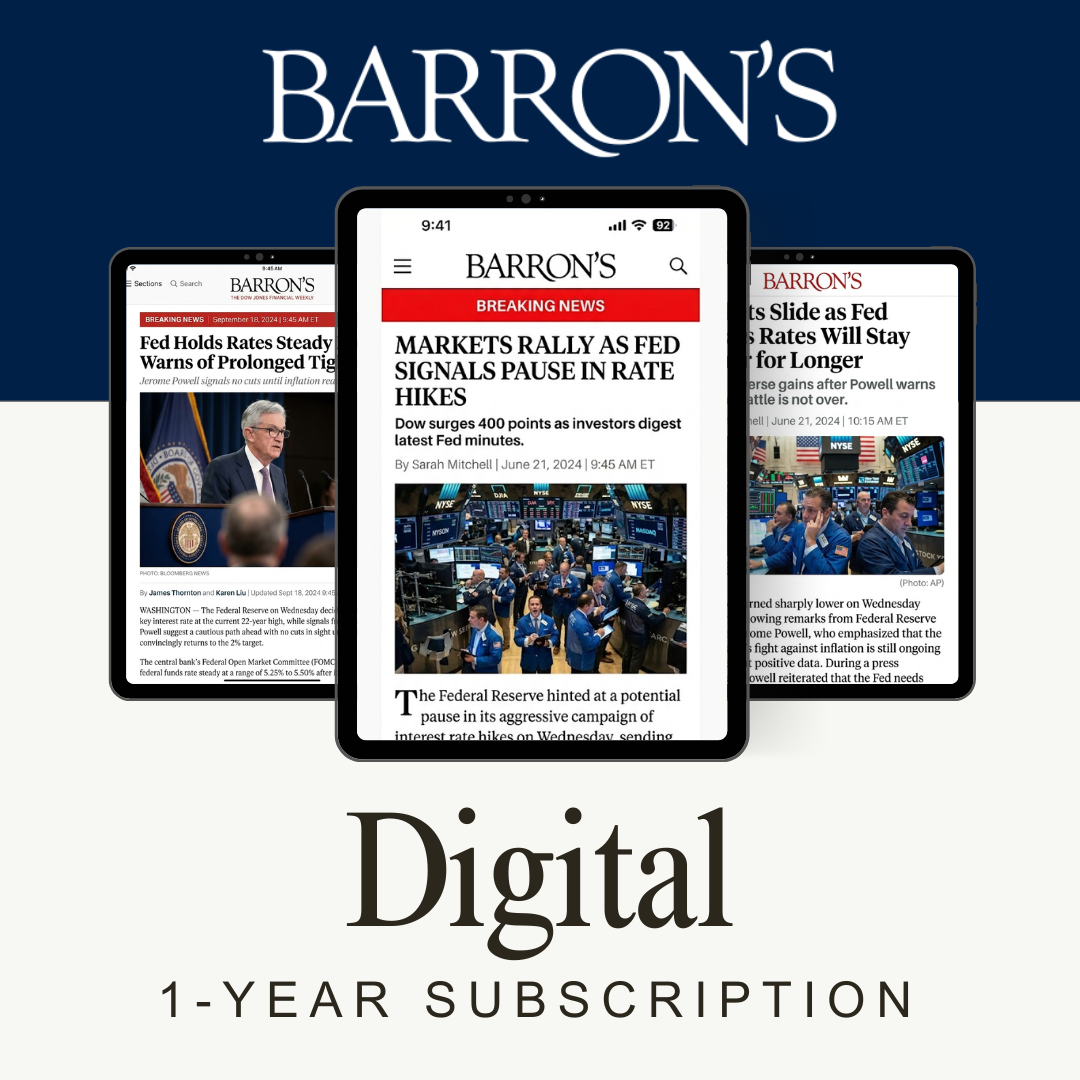 Barron’s Newspaper (Digital) 1-Year Subscription