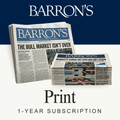 Barron’s Newspaper 1-Year (Print) Subscription