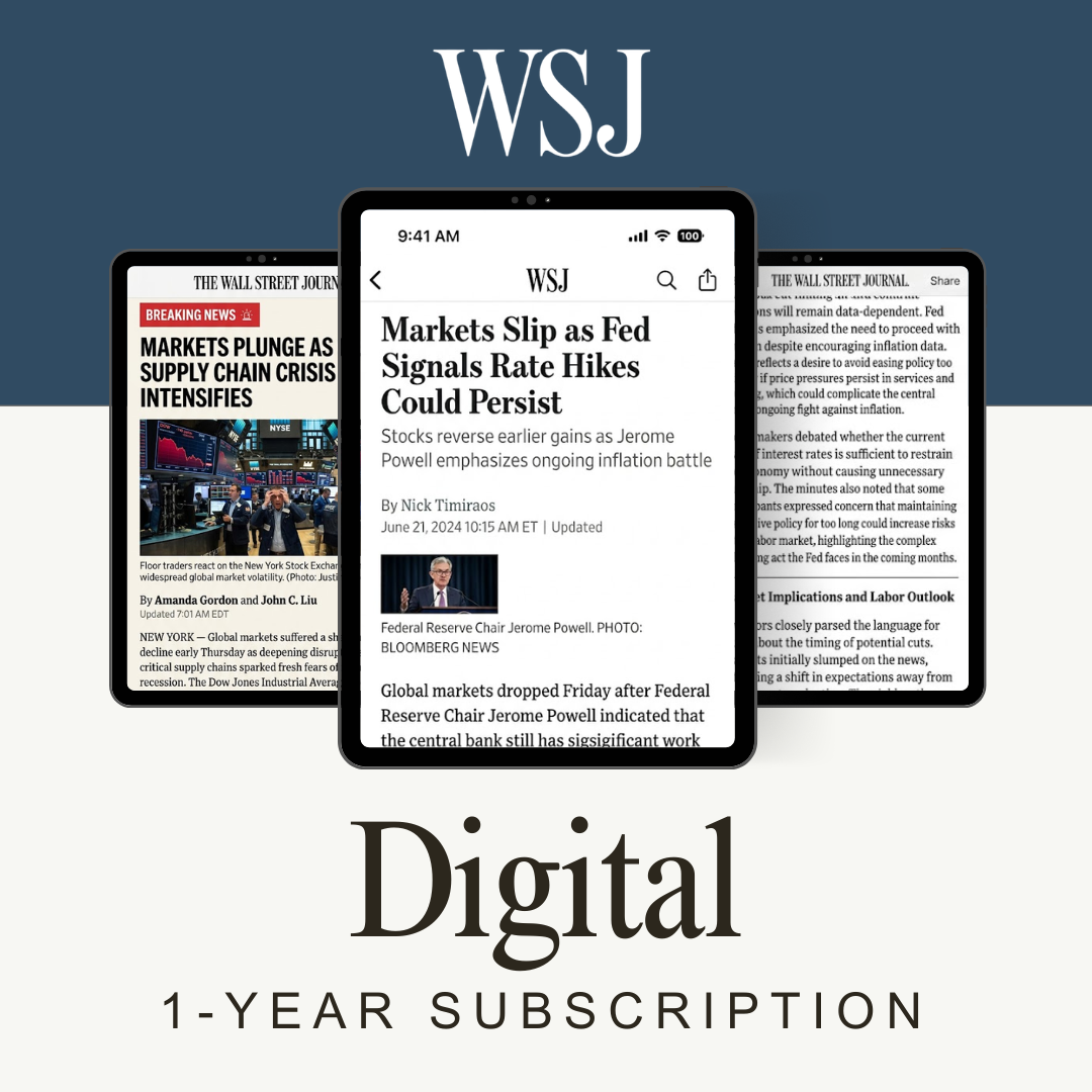 The Wall Street Journal 1-Year (Digital Subscription)