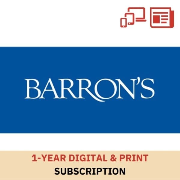 Barron's 1 Year Digital & Print Subscription